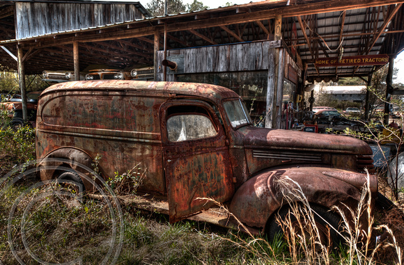 Rusting Panel Van